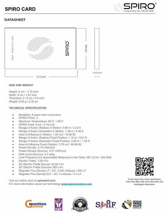 SPIRO® CARD