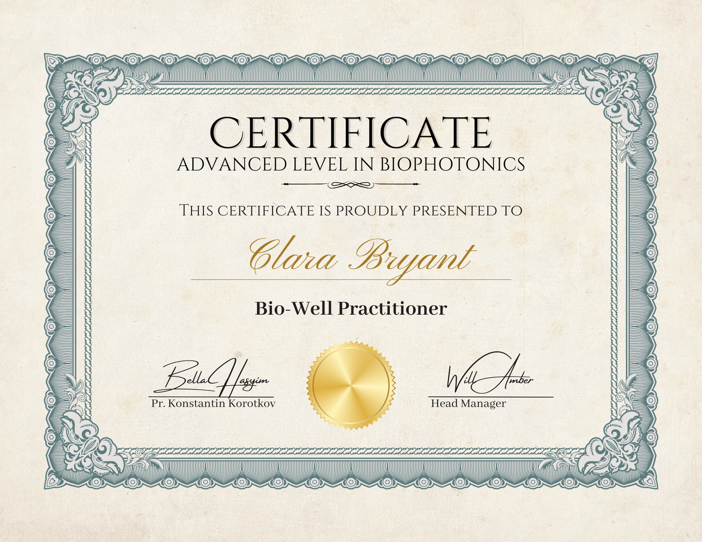 Advanced Course (with certification)